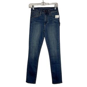 Articles of Society High Rise Straight Super Soft Denim Jeans 24